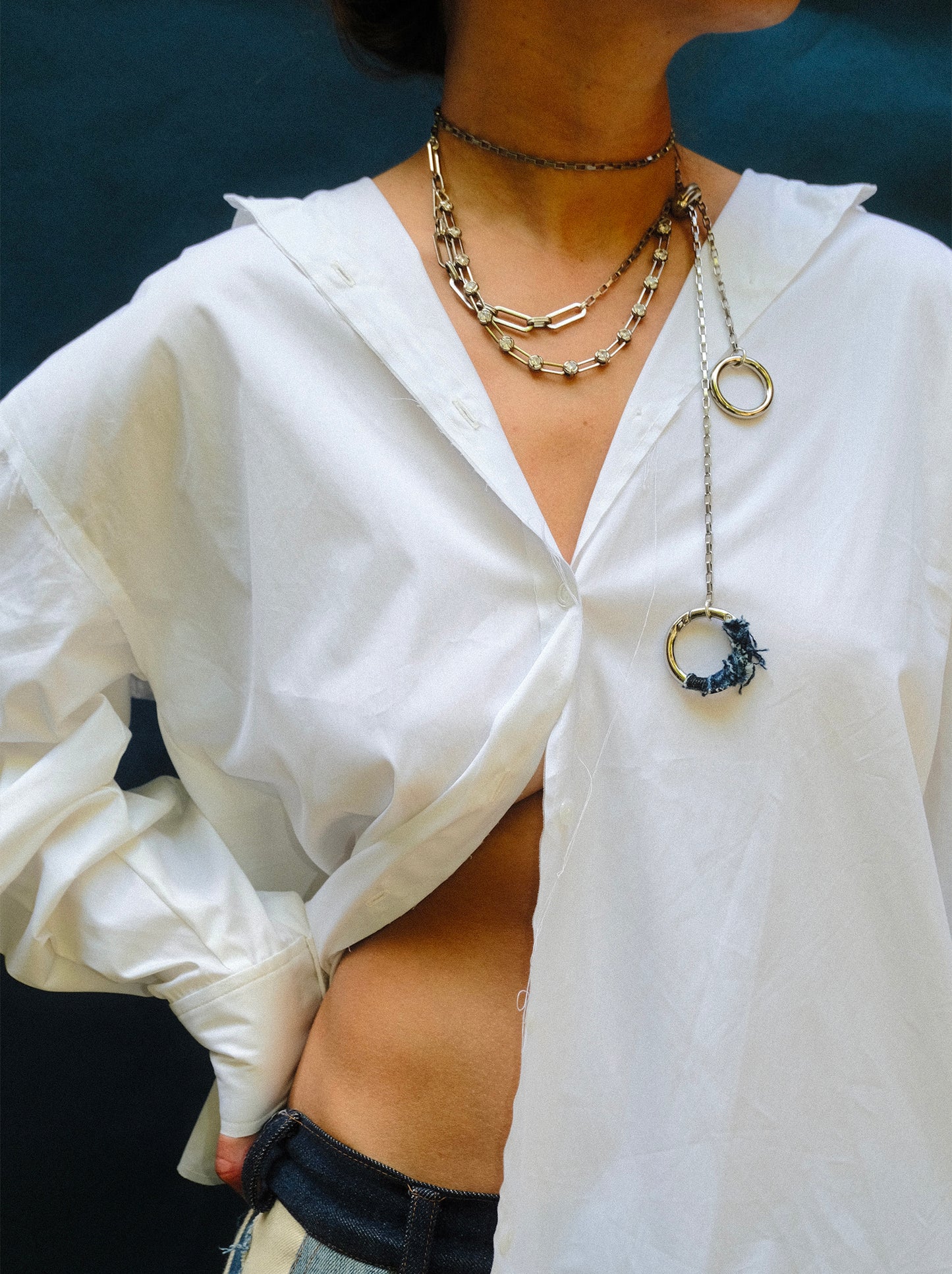 Belly Chain & Tie Necklace