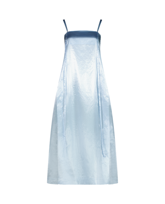 PAO BLUE ORGANZA DRESS