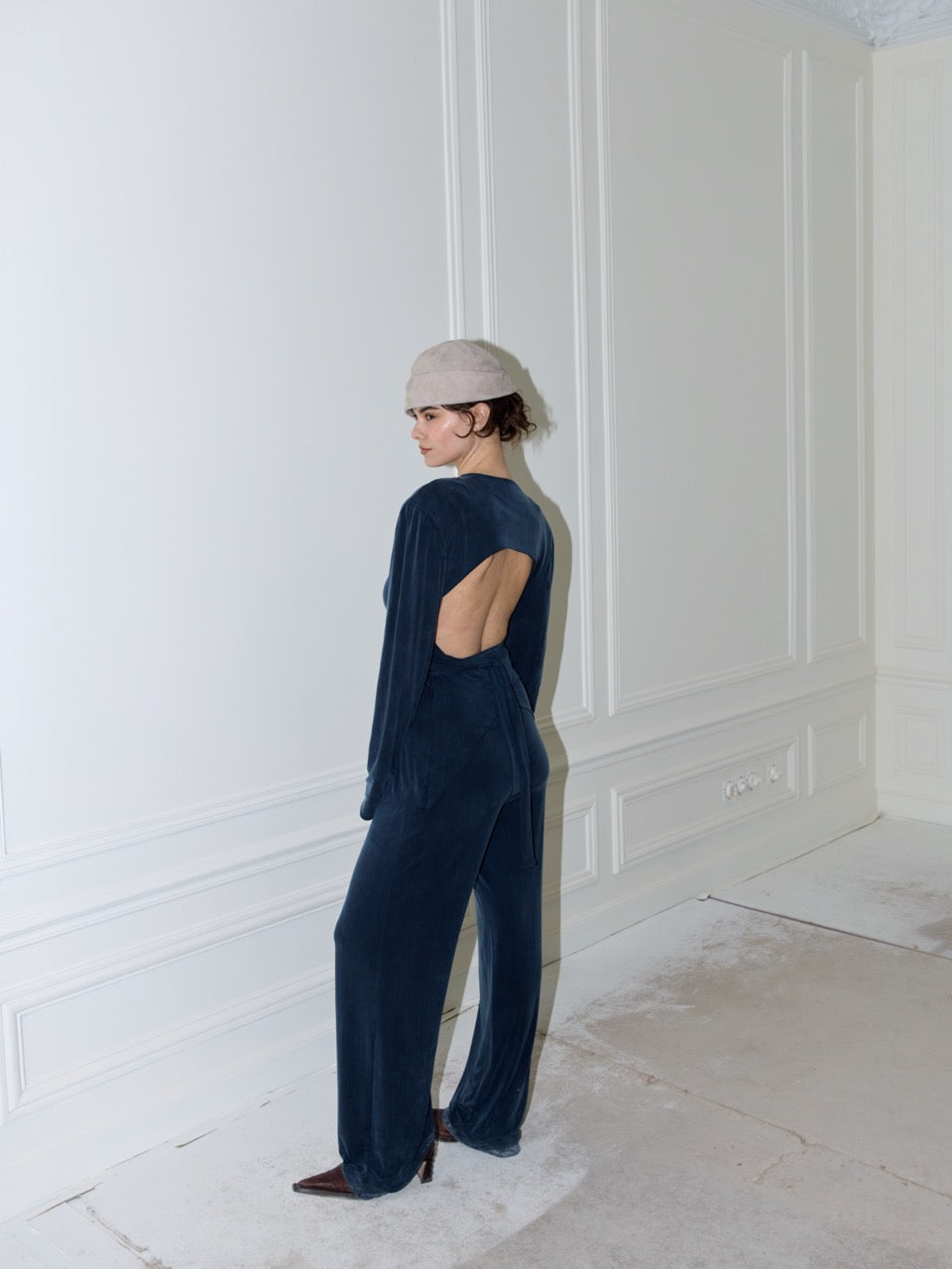 GEORGIO Trousers Peach Skin Jersey