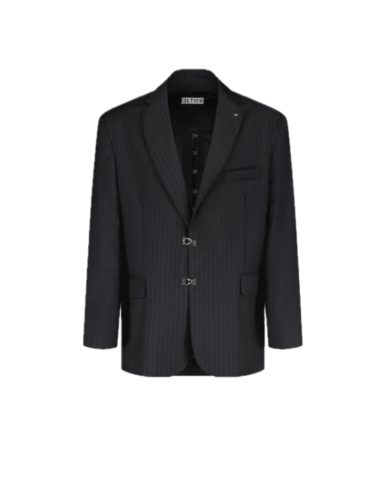 BLAZE PINSTRIPED BLAZER