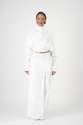 SAIL Pants Textured Cotton & Linen Canvas
