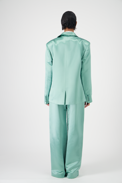 MARGOT Blazer Textured Silk Crepe