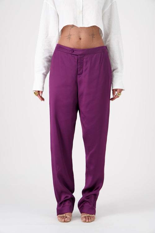CHUCK Pants Viscose Satin