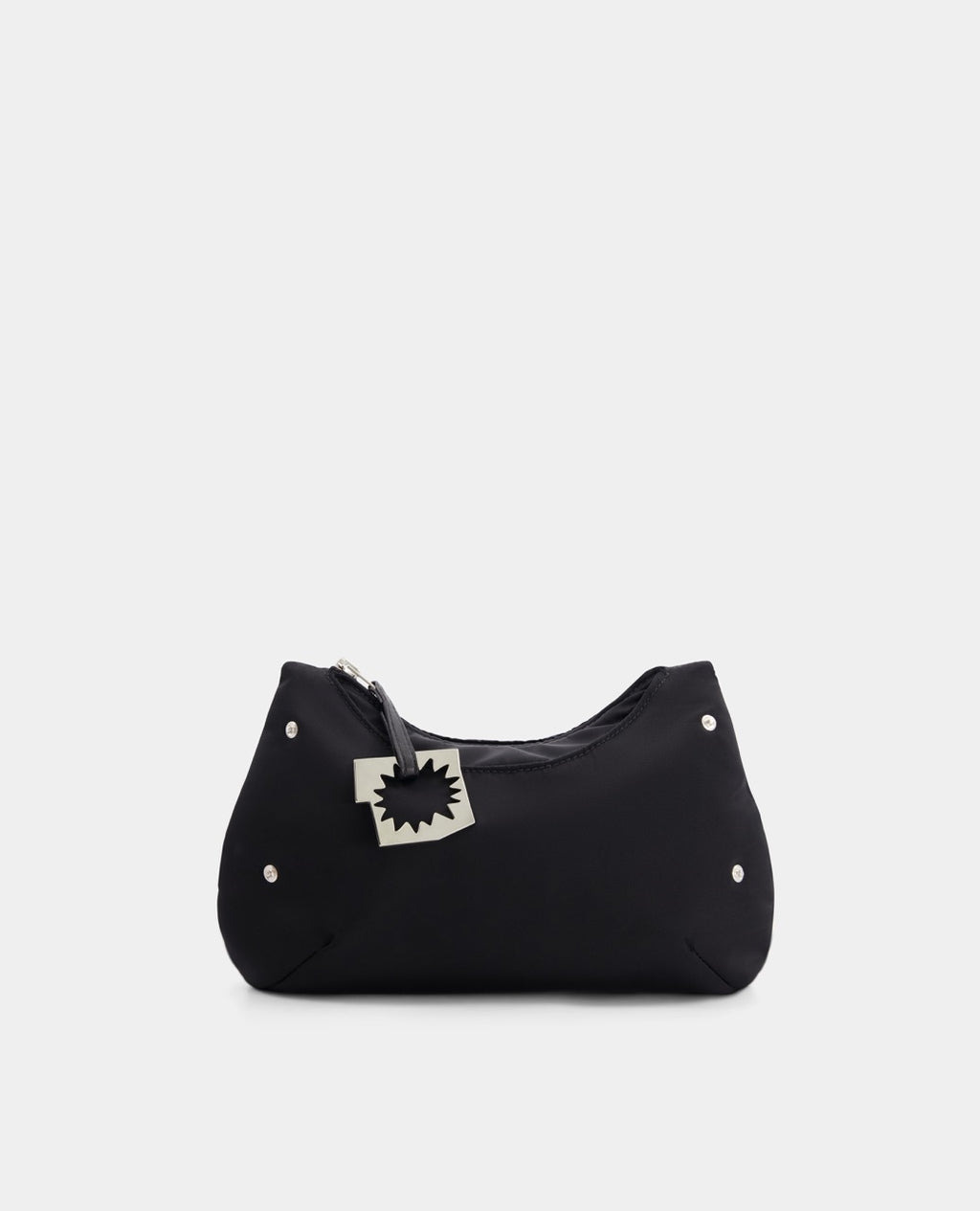 CULOTTE bag in black, nacked, Alter Designs signature accessory, front view
