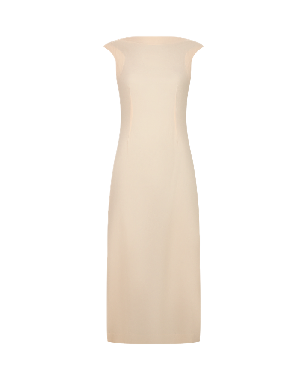 TANYA light silk muslin long dress, front view