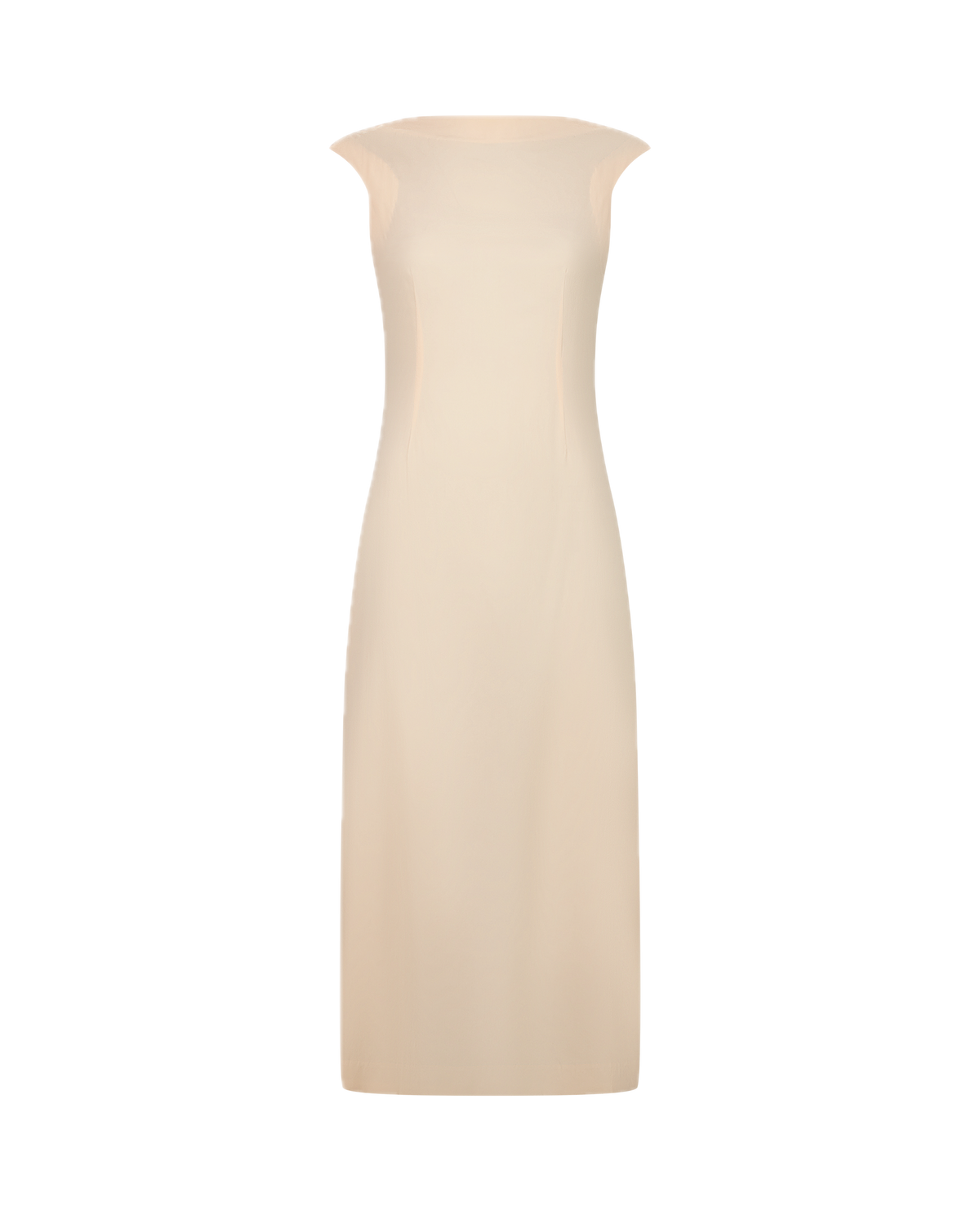 TANYA light silk muslin long dress, front view