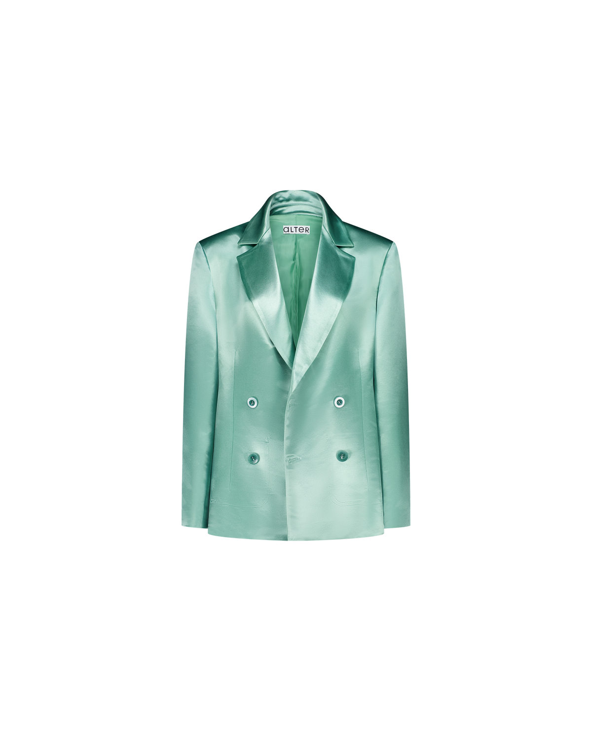 MARGOT Blazer Textured Silk Crepe