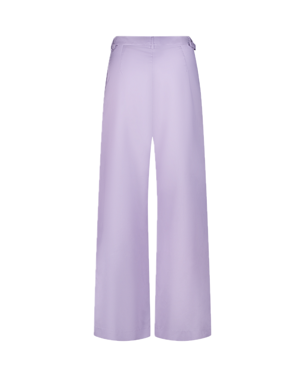 GEORGIO fluid twill wide-leg trousers, back view