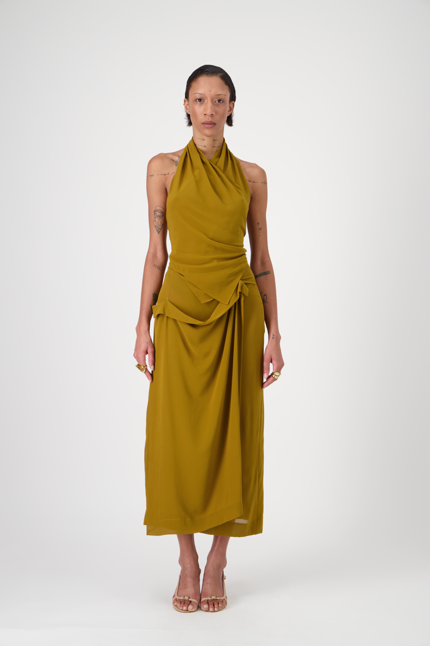 LENNA SKIRT CRÊPE GEORGETTE