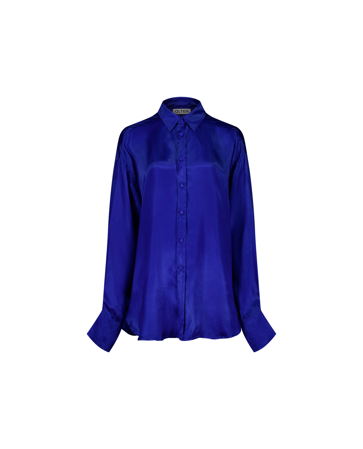 DOM Shirt Vegan Silk Blue