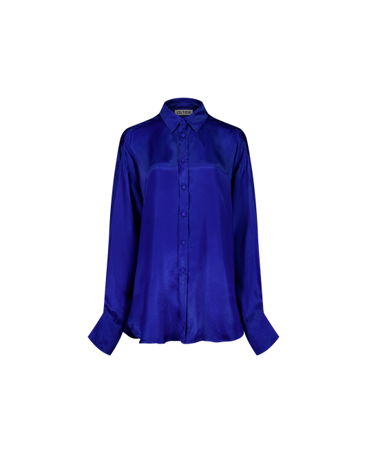 DOM Shirt Vegan Silk Blue