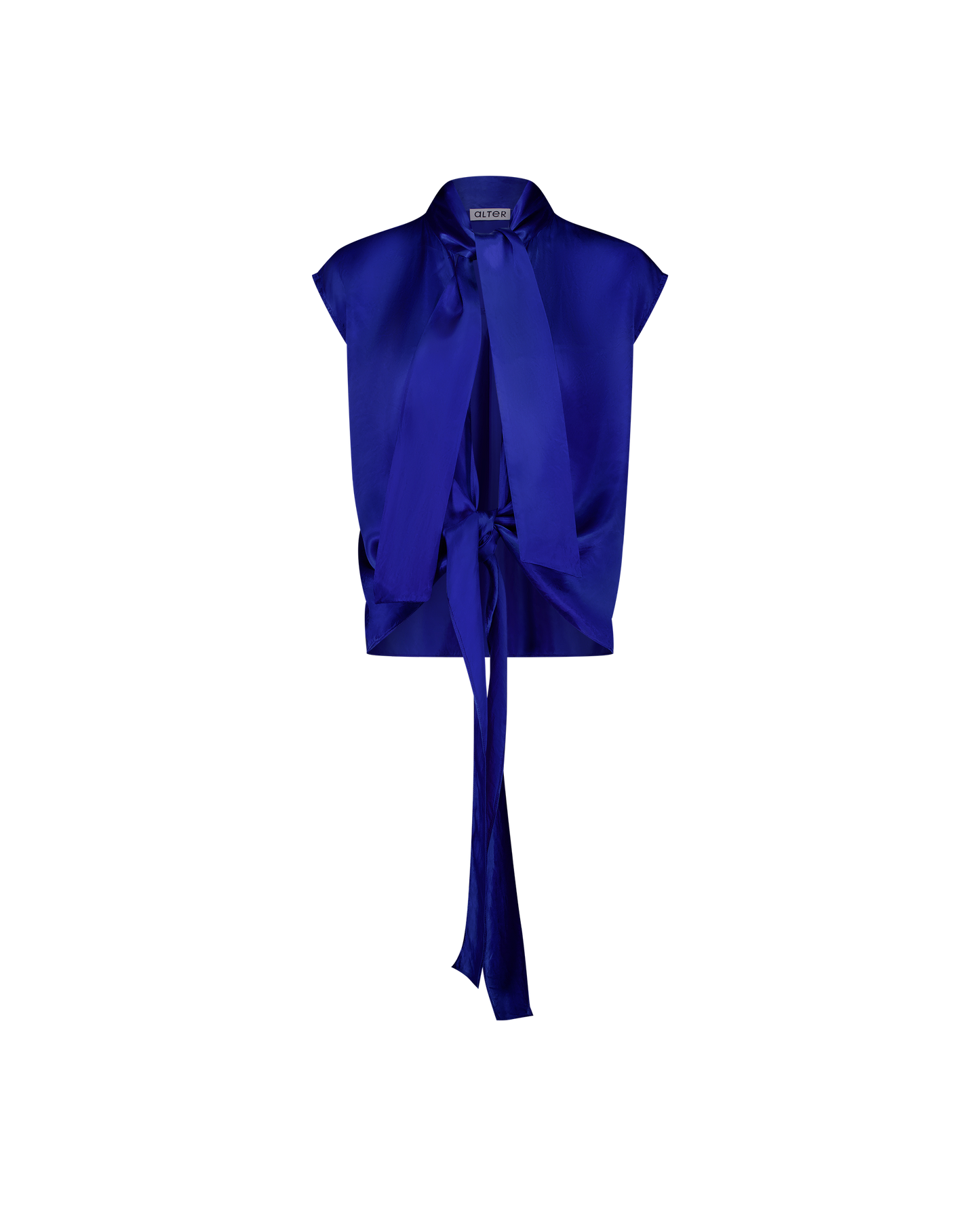 LAVI Shirt Vegan Silk Blue
