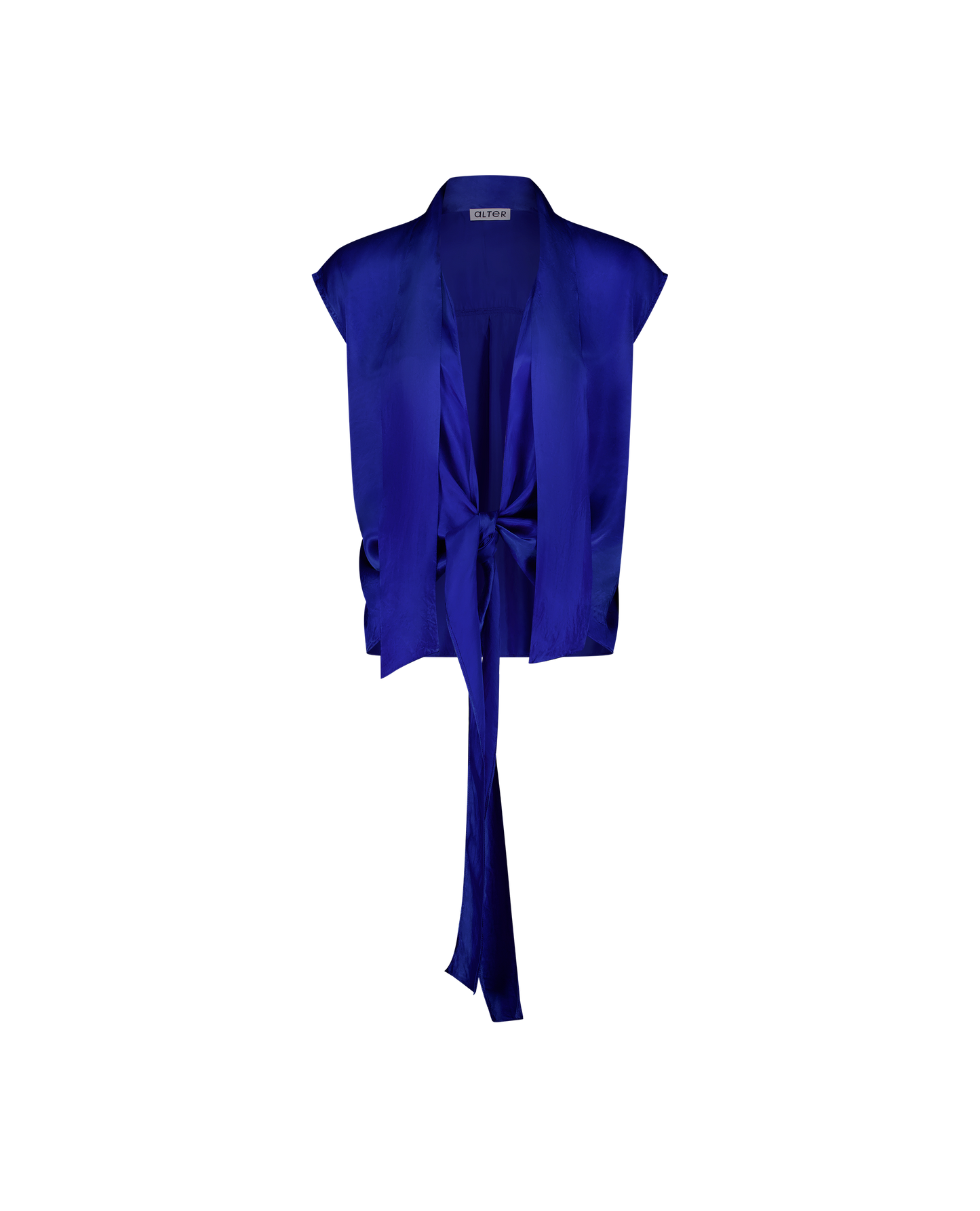 LAVI Shirt Vegan Silk Blue