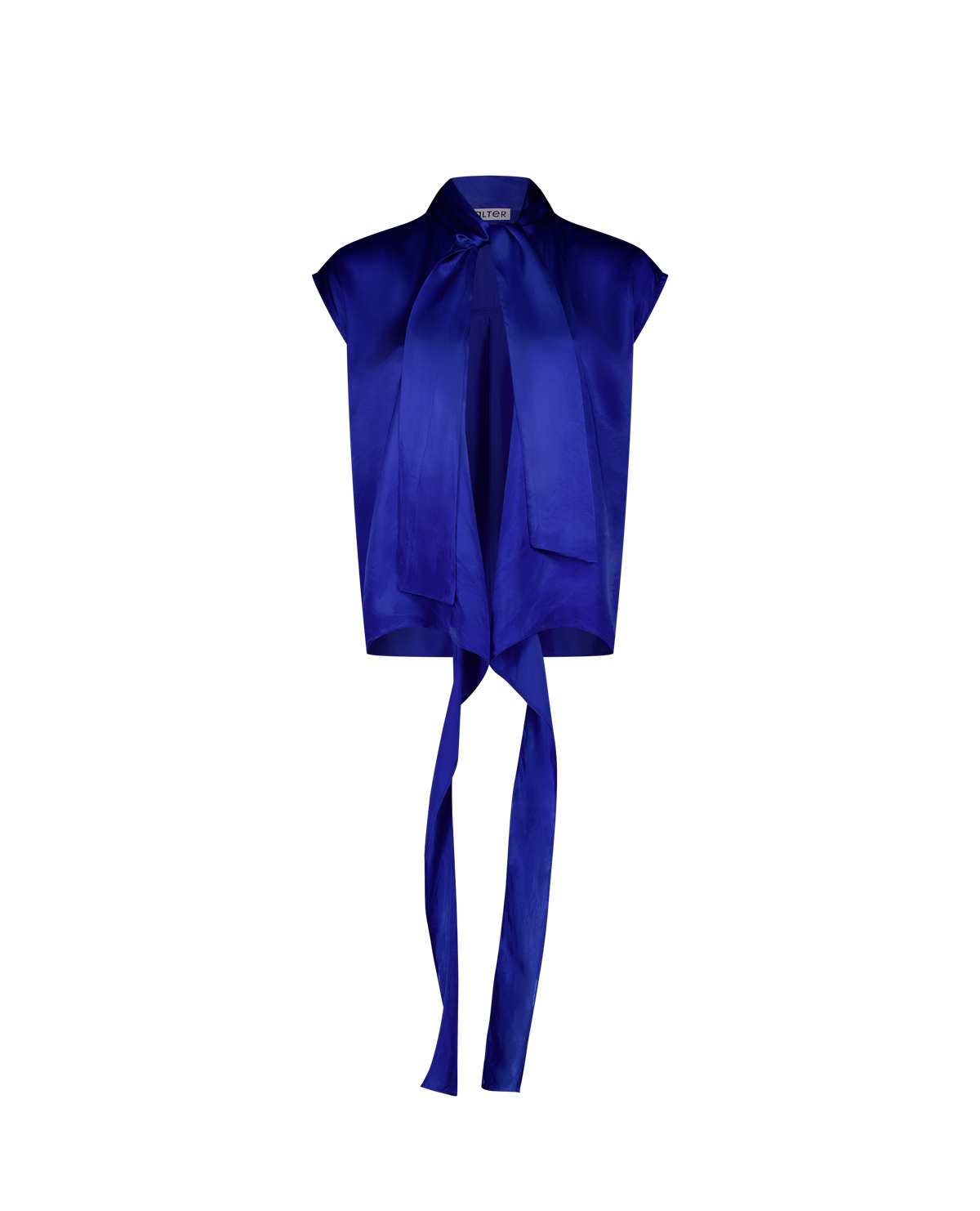 LAVI Shirt Vegan Silk Blue