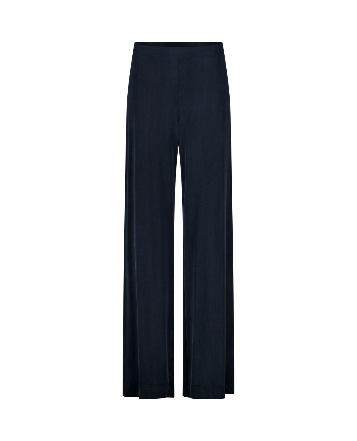 GEORGIO peach-skin jersey wide-leg trousers, front view