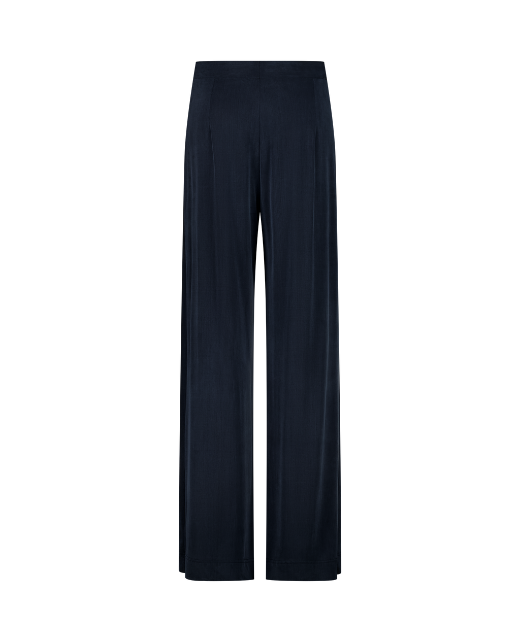 GEORGIO peach-skin jersey wide-leg trousers, back view