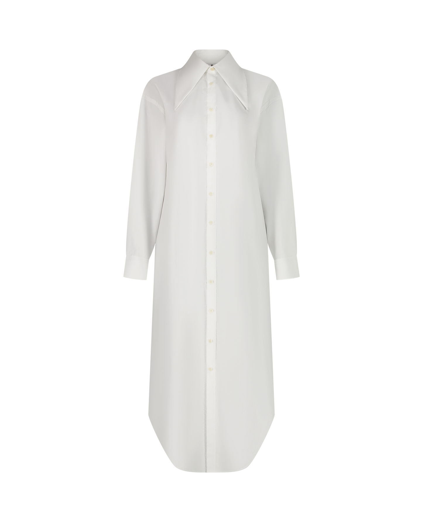 LUCA Dress White Popeline