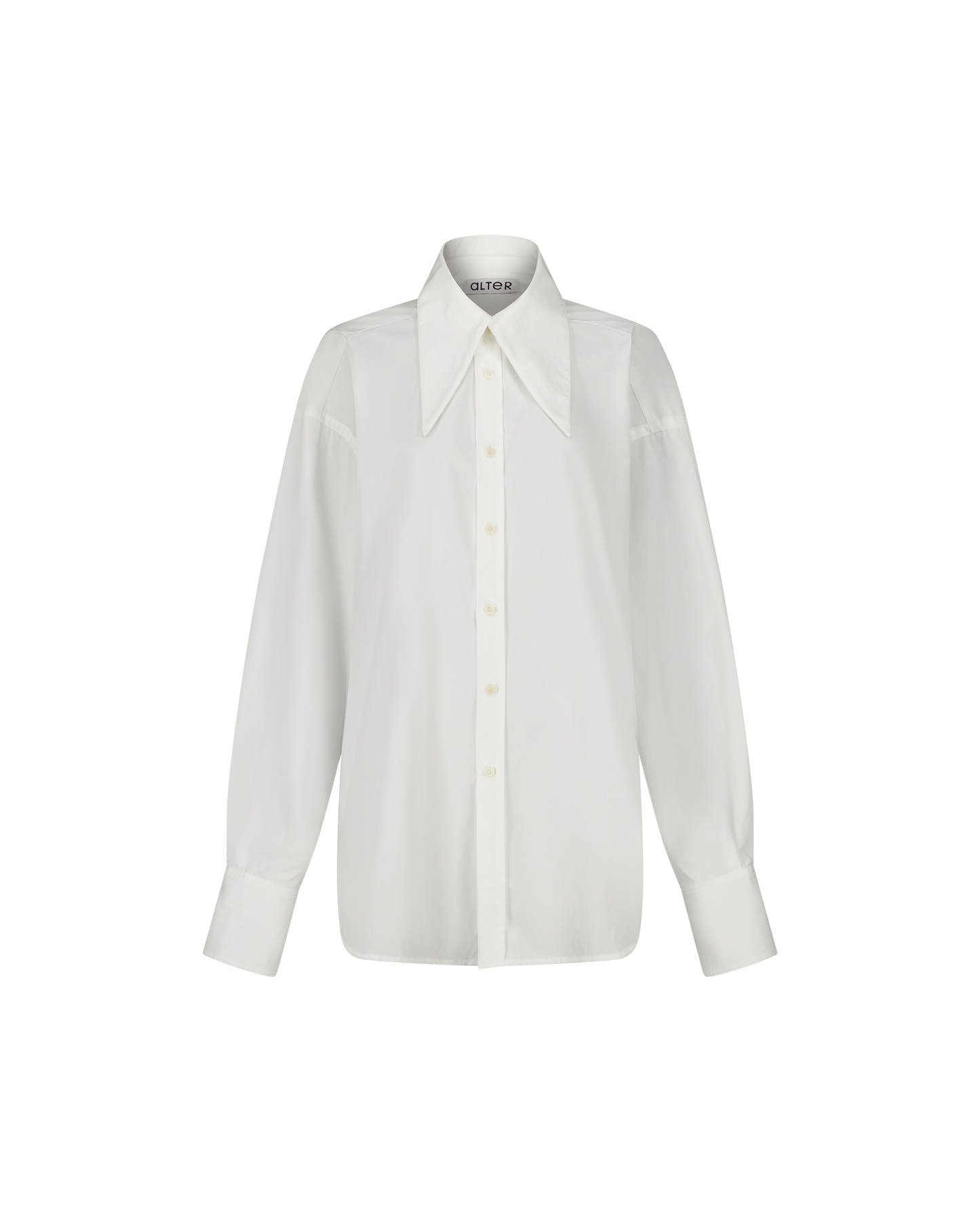 DOM Shirt White Popeline